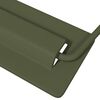 vidaXL Cabinet Handles 2 pcs Olive Green 85 x 45 mm Metal