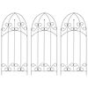 vidaXL Plant Climbing Racks 3 pcs Black 40x100 cm Iron