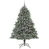vidaXL Artificial Christmas Tree with Stand Green 140 x 140 x 210 cm