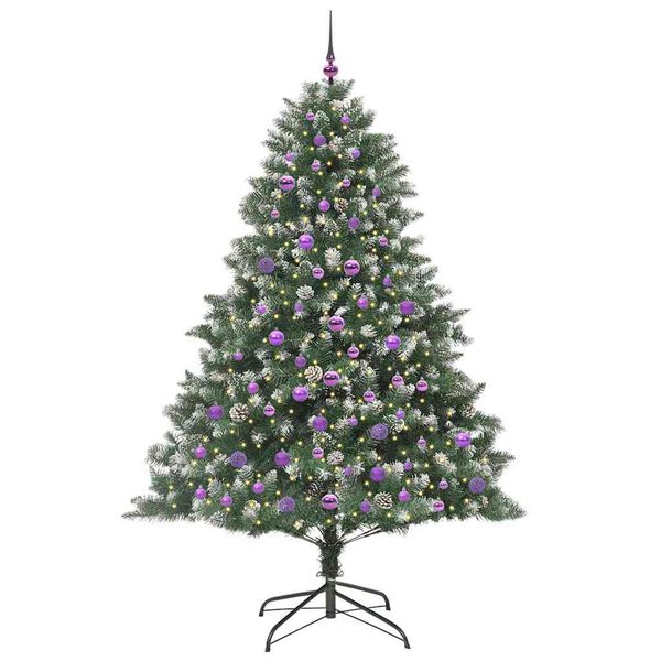 vidaXL Artificial Christmas Tree with Stand Green 140 x 140 x 210 cm