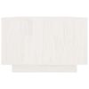 vidaXL Coffee Table White 110x50x33.5 cm Solid Pinewood