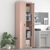 vidaXL Storage Cabinet 2 pcs Pink 60 x 40 x200 cm Cold-Rolled Steel