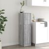 vidaXL Apothecary Cabinet Grey Sonoma 30x41x118 cm Engineered Wood
