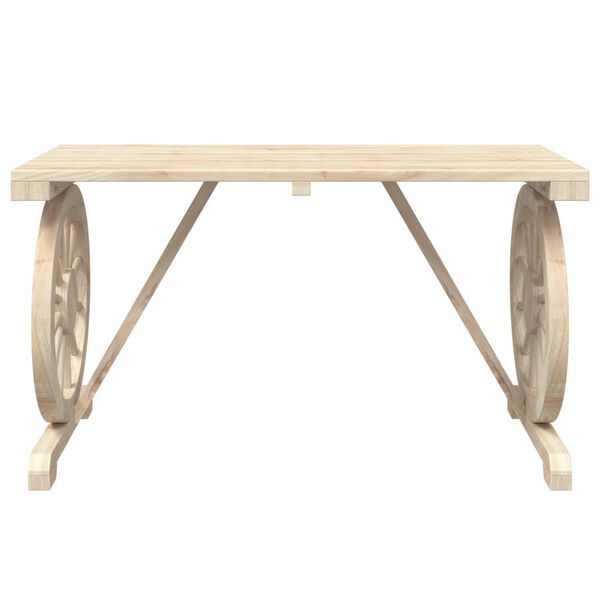 vidaXL Garden Table 115x55x65 cm Solid Wood Fir