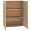 vidaXL Hanging Wall Cabinet Sonoma Oak 69.5x32.5x90 cm