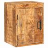 vidaXL Bedside Table Brown 35 x 33 x 48 cm Solid Mango Wood