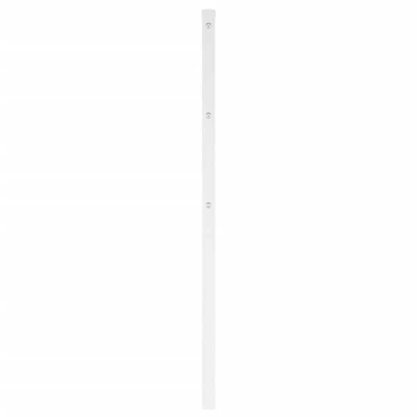 vidaXL Metal Headboard White 135 cm