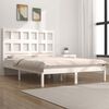 vidaXL Bed Frame without Mattress White 160x200 cm Solid Wood Pine