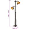 vidaXL Floor Lamp with 2 Lampshade Multicolour E27