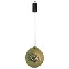 Luxform Battery LED Hanging Lamp Ball Swirl Gold