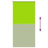vidaXL Roller Blind Blackout Leaves Green 85x130 cm Fabric Width 80.7 cm Polyester