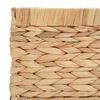 vidaXL Storage Baskets 3 pcs Natural 40 x 30 x 18 cm Water hyacinth
