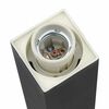 vidaXL Bollard Light with Sensor&Outlet 110 cm Black IP44
