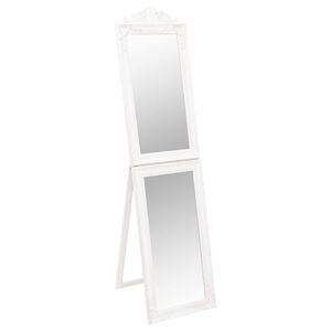 vidaXL Free-Standing Mirror White 50x200 cm