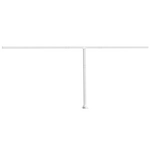 vidaXL Awning Post Set White 600x245 cm Iron