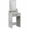 vidaXL Dressing Table Concrete Grey 50 x 41 x 140 cm Engineered Wood