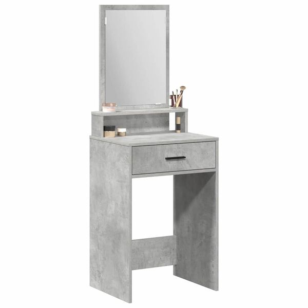 vidaXL Dressing Table Concrete Grey 50 x 41 x 140 cm Engineered Wood
