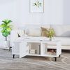vidaXL Coffee Table White 102x50x40 cm Engineered Wood