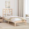 vidaXL Bed Frame without Mattress 75x190 cm Small Single Solid Wood