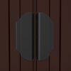 vidaXL Garden Shed Dark Brown 192x108x223 cm Galvanised Steel