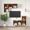 vidaXL TV Cabinet Set Old Wood 37 x 37 x 72 cm Engineered Wood