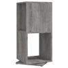 vidaXL Rotating Cabinet Concrete Grey 34.5x34.5x75.5 cm Engineered Wood