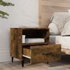 vidaXL Bedside Cabinets 2 pcs Smoked Oak Engineered Wood