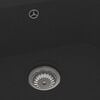 vidaXL Kitchen Sink Black 76 x 48 x 30 cm Granite