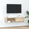 vidaXL TV Cabinet Sonoma Oak 100x31x25.5 cm Engineered Wood