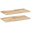 vidaXL Floating Shelves 2 pcs 100x40x2 cm Untreated Solid Wood Acacia