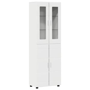 vidaXL Highboard FLORIN White 60 x 35 x 182 cm Engineered Wood