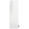 vidaXL Bathroom Mirror Cabinet High Gloss White 64x20x67 cm
