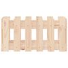 vidaXL Garden Planter with Fence Design 60x30x30 cm Solid Wood Pine