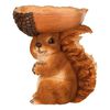 Esschert Design Feeding Bowl Acorn with Squirrel 18.5x10x20.5 cm