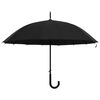vidaXL Umbrella Automatic Black 105 cm