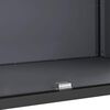 vidaXL Kitchen Storage with Shelf Anthracite 90 x 50 x 92 cm Steel