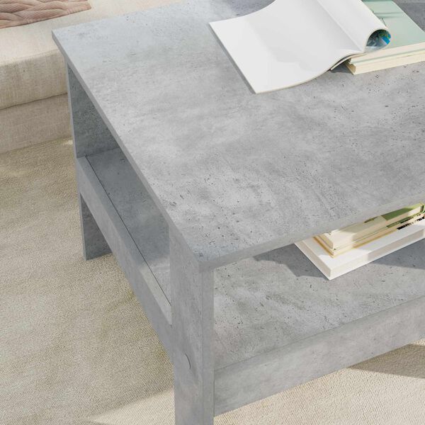 vidaXL Coffee Table Concrete Grey 57 x 55 x 45 cm Engineered Wood