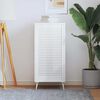 vidaXL Cabinet Door Louvred Design White 99,3x49,4 cm Solid Wood Pine