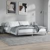 vidaXL Bed Frame without Mattress Concrete Grey 200x200 cm