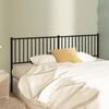 vidaXL Metal Replace Headboard Black 180 cm