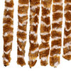 vidaXL Insect Curtain Ochre and White 100x220 cm Chenille