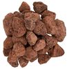 vidaXL Volcanic Rocks 10 kg Red 3-5 cm
