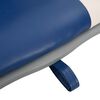 vidaXL 4 Piece Foldable Boat Seat Set Blue and White 48x51x41 cm