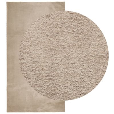 vidaXL Rug HUARTE Short Pile Soft and Washable Sand 60x110 cm