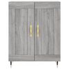vidaXL Highboard Grey Sonoma 69.5x34x180 cm Engineered Wood