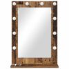 vidaXL Vanity Mirror Rectangular with Mirror Old Wood 70 x 50 x 18 cm