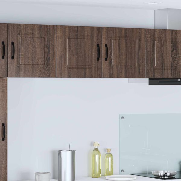 vidaXL Kitchen Wall Cabinet Brown Oak 80 x 31 x 40 cm Engineered Wood