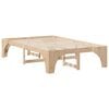 vidaXL Bed Frame Brown 135 x 190 cm Solid Pine Wood