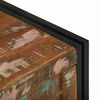 vidaXL Storage Box Brown and Black 80 x 50 x 50 cm Reclaimed Wood