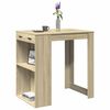vidaXL Bar Table Sonoma Oak 102x70x103.5 cm Engineered Wood